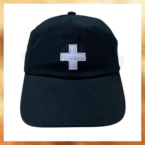 Topi Places And Faces UK Exclusive Black Logo Dad Cap Hat Original