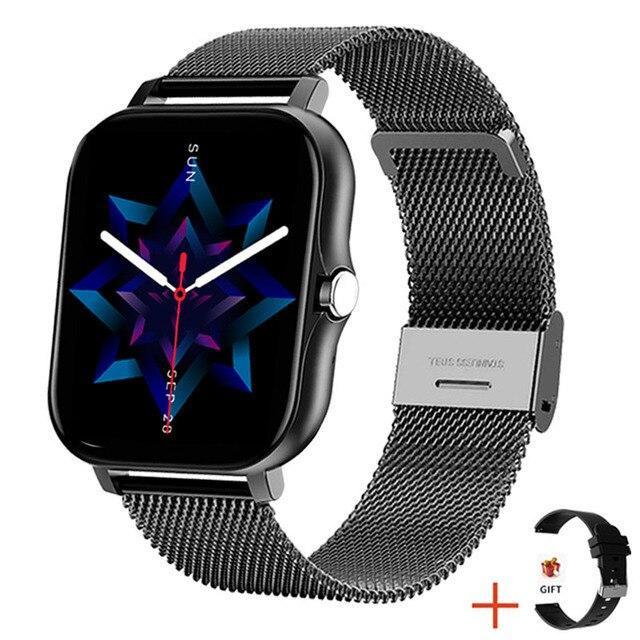 BIDEN Y13 Smartwatch Color Screen magnetic charging Full touch Fitness - black