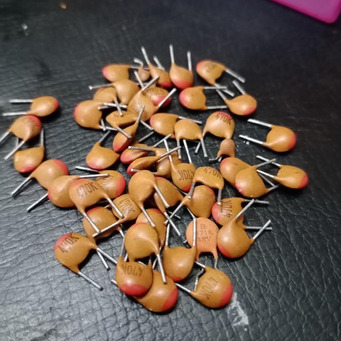 kapasitor capacitor 470pf 470 pf murata npo ...Eletronik