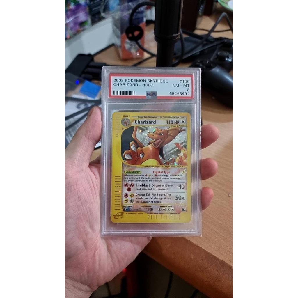 2003 Pokemon Skyridge Holo Charizard #146 Holo Rare PSA 8 NEAR MINT