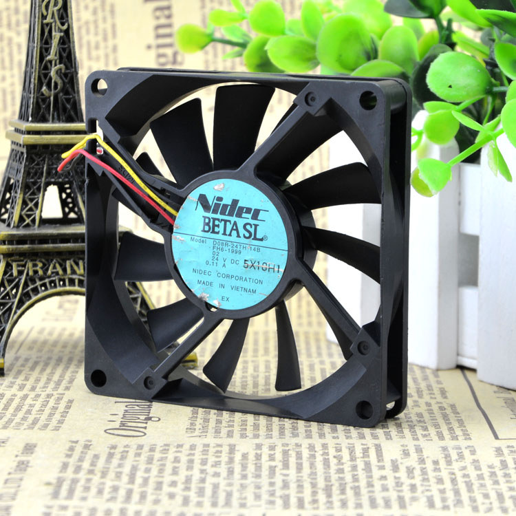 NEW ORIGINAL D08R-24TH 14B 24V 0.11A 8015 80*80*15mm 8cm COOLING FAN