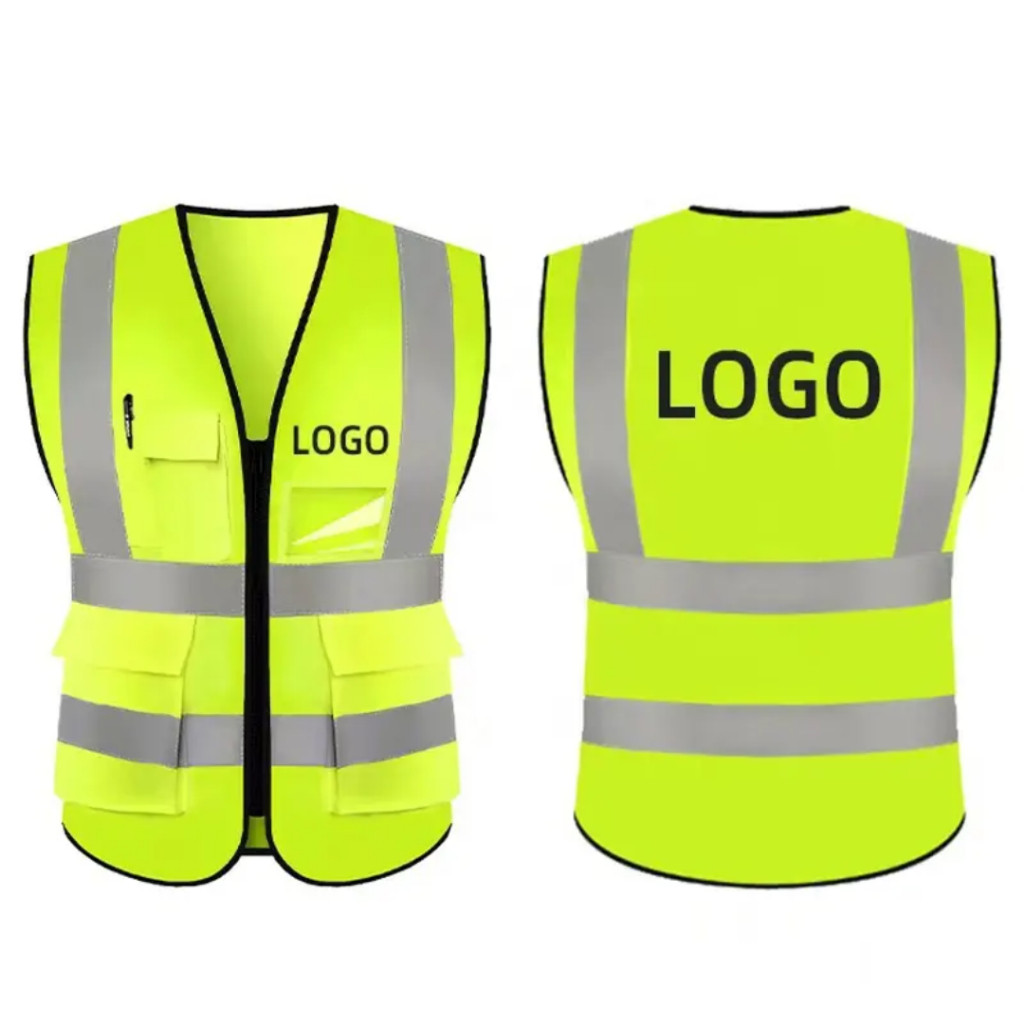 Moon Eissa Accecories Sablon Safety Vest Proyek Polyester / Sablon Rompi Proyek Safety Polyester