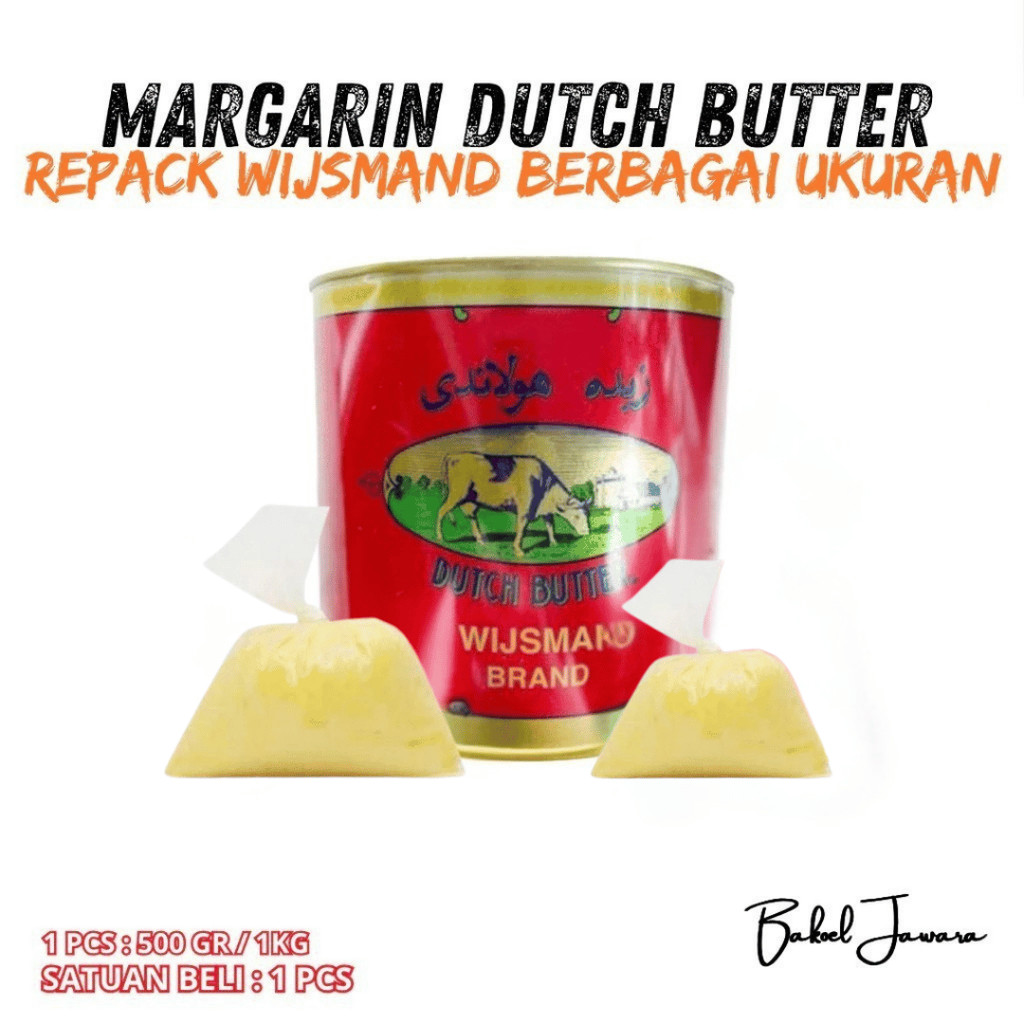 ( REPACK ) WIJSMAN DUTCH BUTTER MENTEGA WIZMAN 500g / 1000g