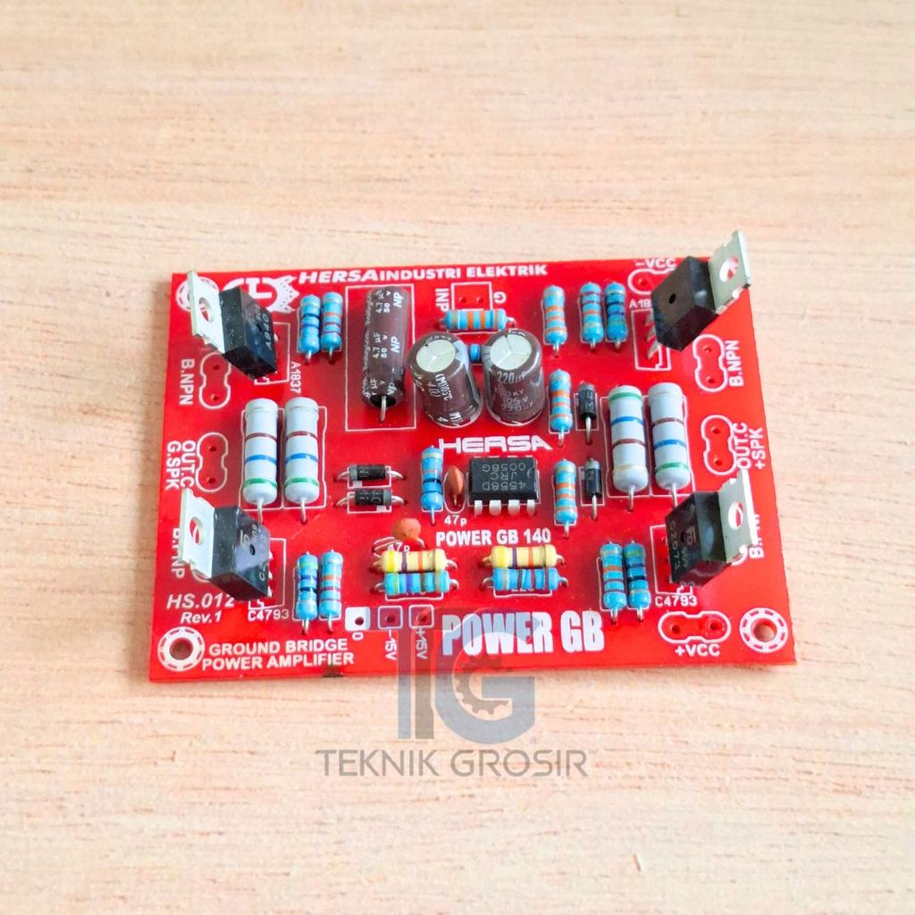 Kit Driver Ampli GB 140W V2 Mono PCB Audio 8.5x6.3cm DIY Audio