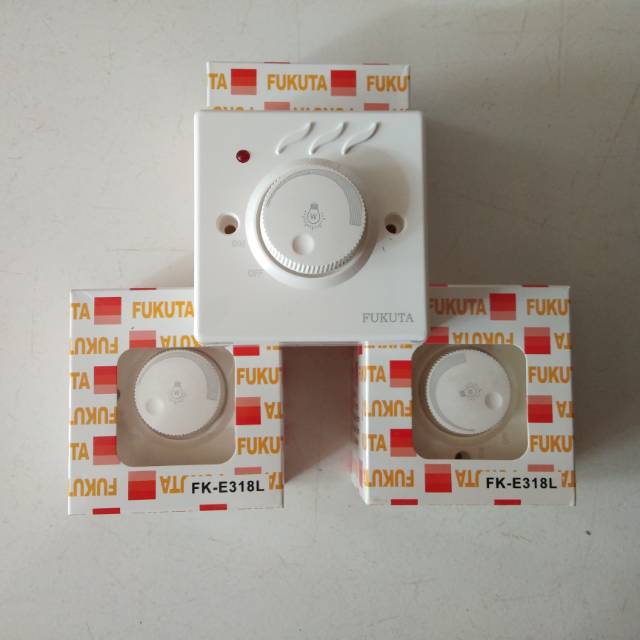 Fourclub_ Dimmer Lampu Ac 220V Fukuta Switch Dimmer Lampu 220V/Saklar Dimmer Dimer Flashycom