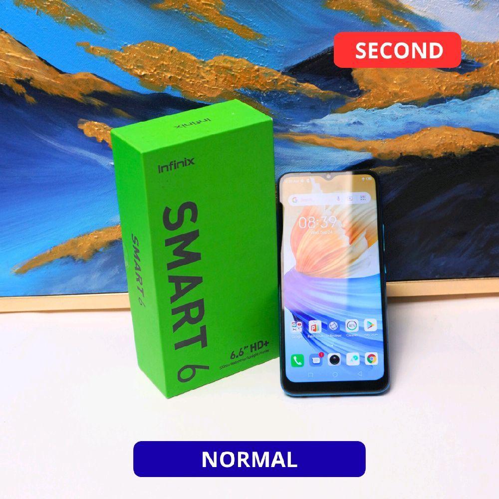 INFINIX SMART 6 2/32 GB - HP SECOND ORIGINAL SINAR MUTIARA CELL
