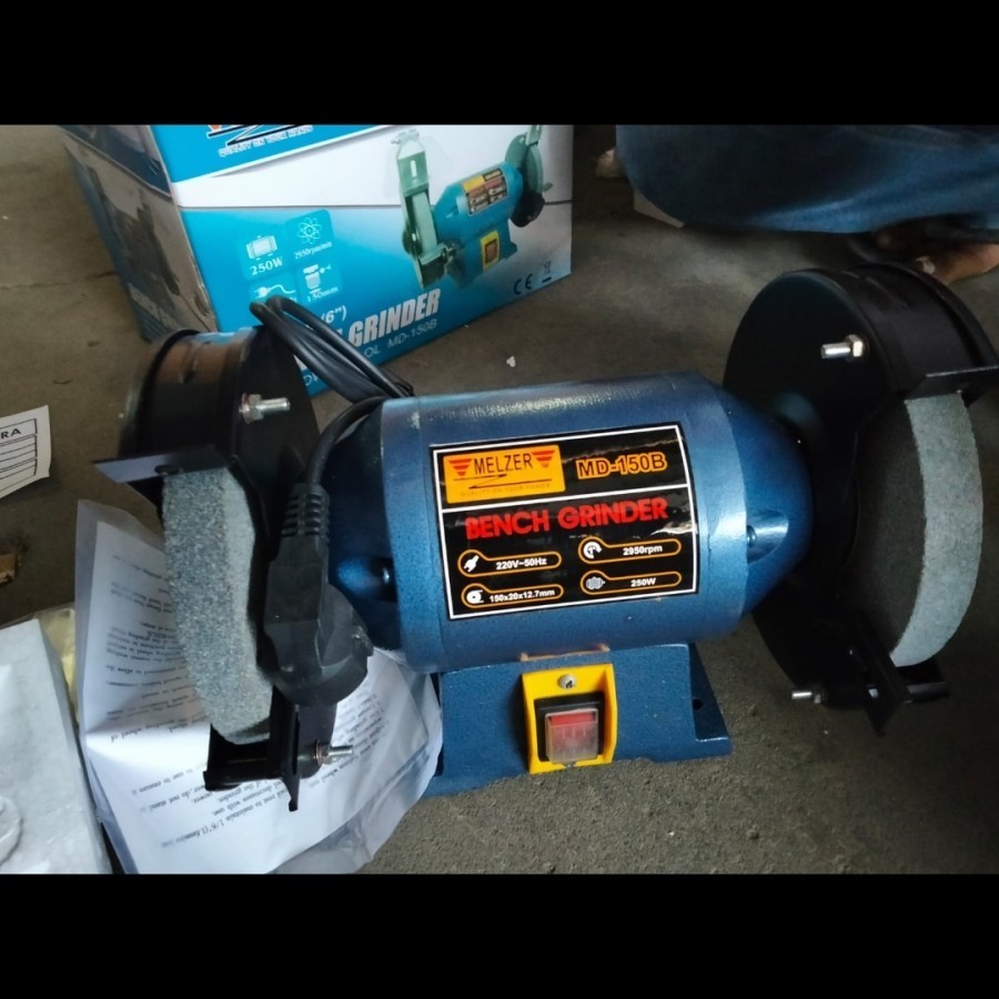 Mesin Gerinda Duduk 6 Inch Melzer Modern