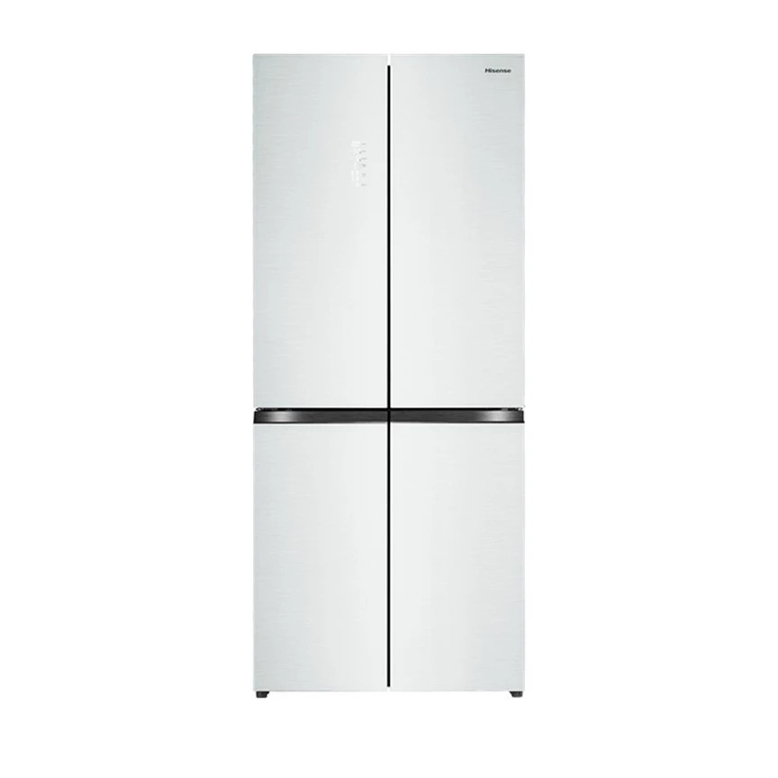 HISENSE KULKAS 4 PINTU 555L INVERTER WHITE GLASS -RQ662N4IWU