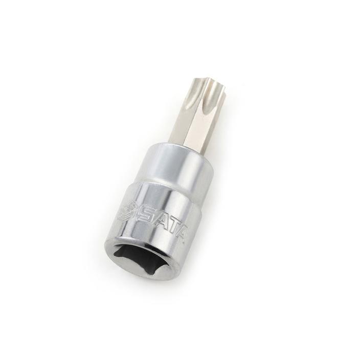 SATA 22604 Mata Obeng Shock Bit Bintang - 3/8" Dr. Bit Socket, 50MM Length, Torx TT60