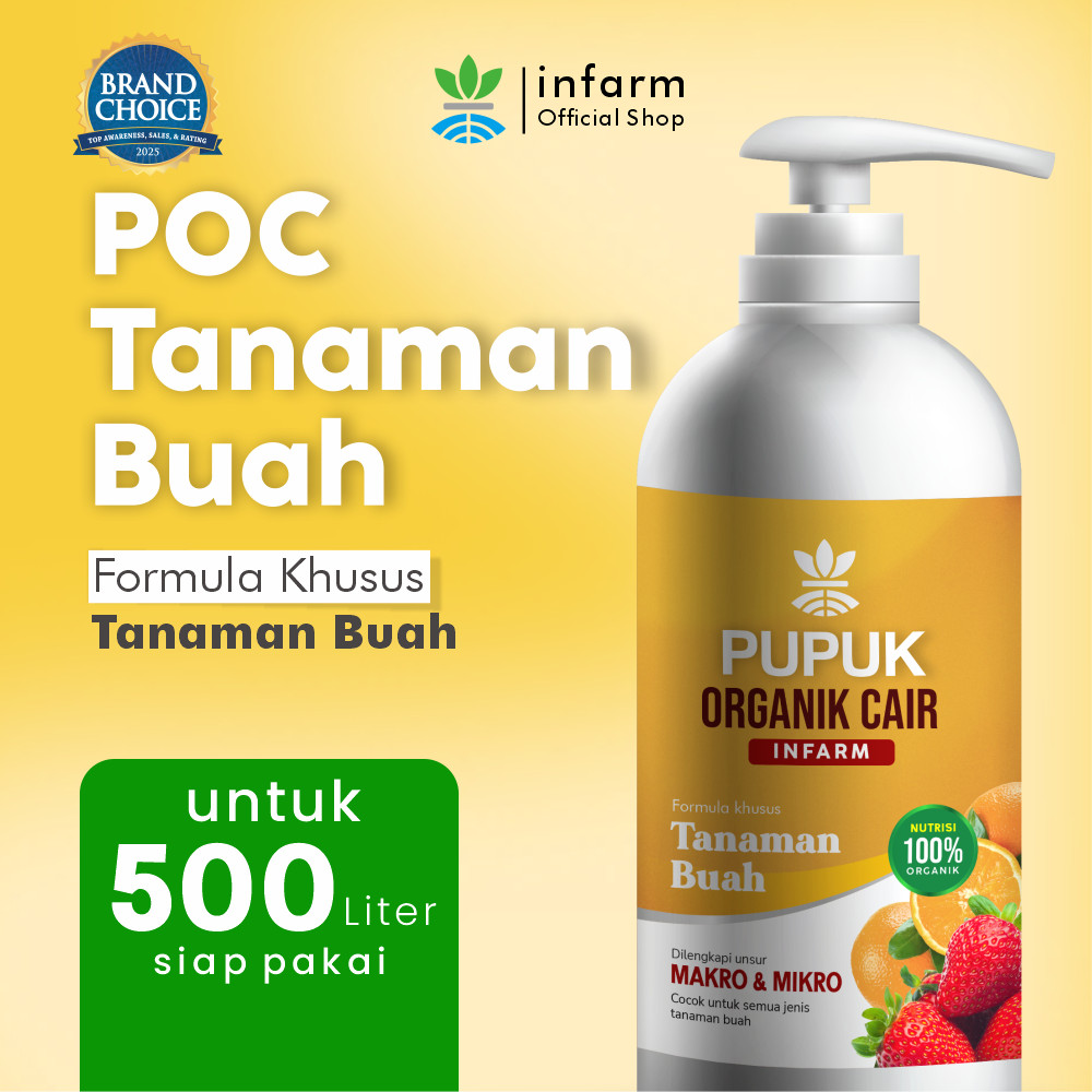 INFARM - Pupuk Organik Cair Tanaman Buah / Bunga 1L POC Kompos Pupuk Tanaman Cair Pupuk Buah