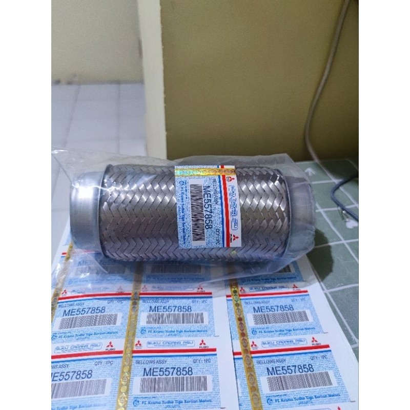 Fleksibel Flexibel Fleksible Knalpot Pendek Mitsubishi Canter PS125 Turbo PS136 HDX Ulir Bisa Bunyi 