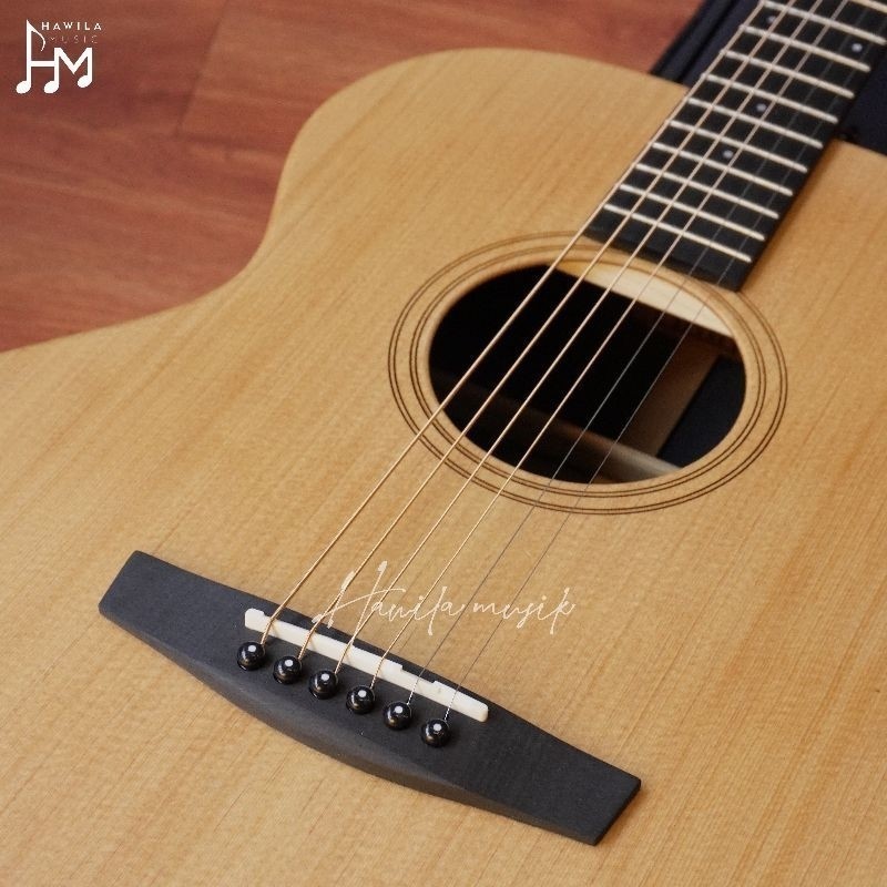 Gitar Akustik Elektrik ENYA X1 Pro EA-EQ Natural-Vintage Original +Tas Dll, Built in Effects Delay C