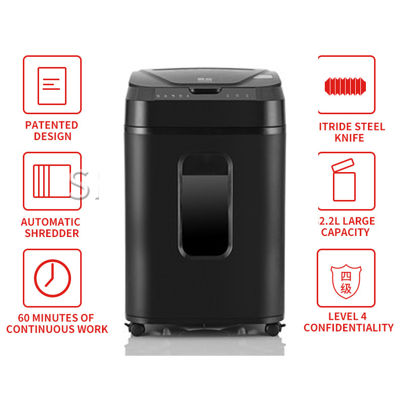 322L Paper Shredder Commercial Office Fully automatic large shredder paper Document shredder Electri