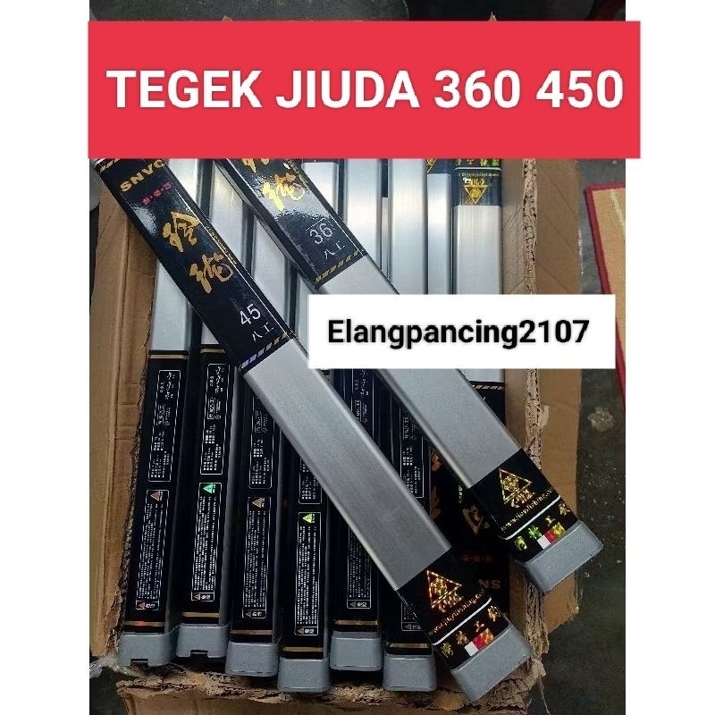 Joran Tegek Jiuda 360 450 Cm Medium Semi Kaku