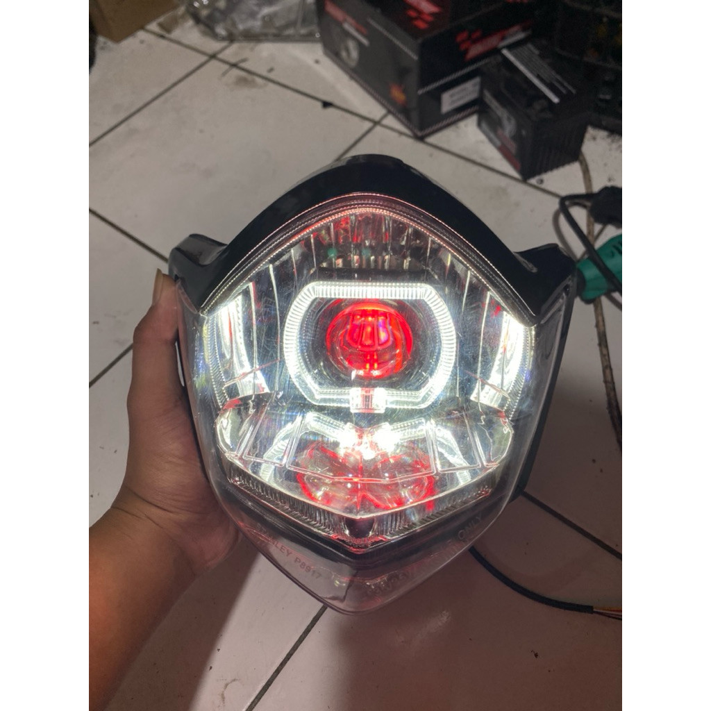 biled vixion set reflektor vixion lengkap tinggal pakai reflektor vixion old 2010