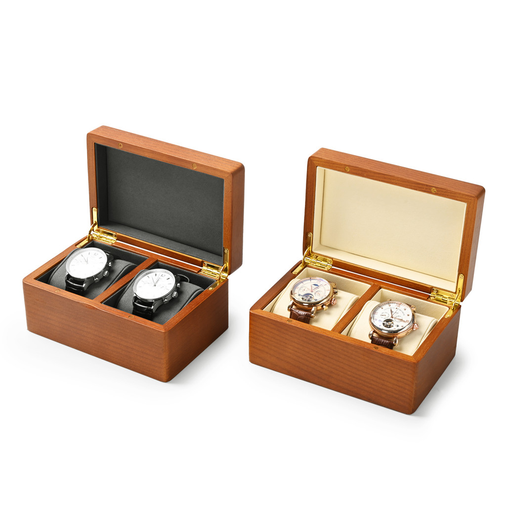 Fanxi Retro Solid Wooden Watch Box 12 Slot Watch Case Watch splay Box With Removable Pillow Watch St