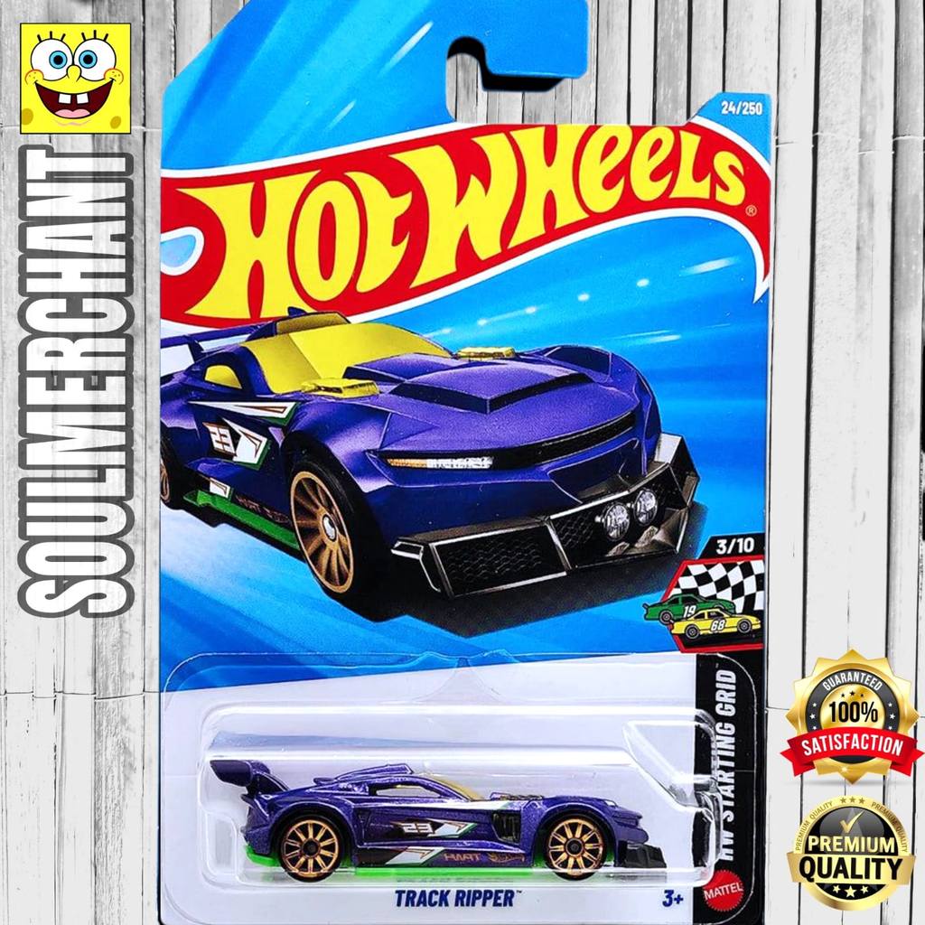 Hot Wheels Track Ripper Ungu Diecast Mobil Balap Track