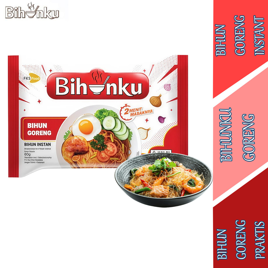 Bihun Rasa Goreng Spesial - Bihunku - Bihun Goreng Instan - 60gr