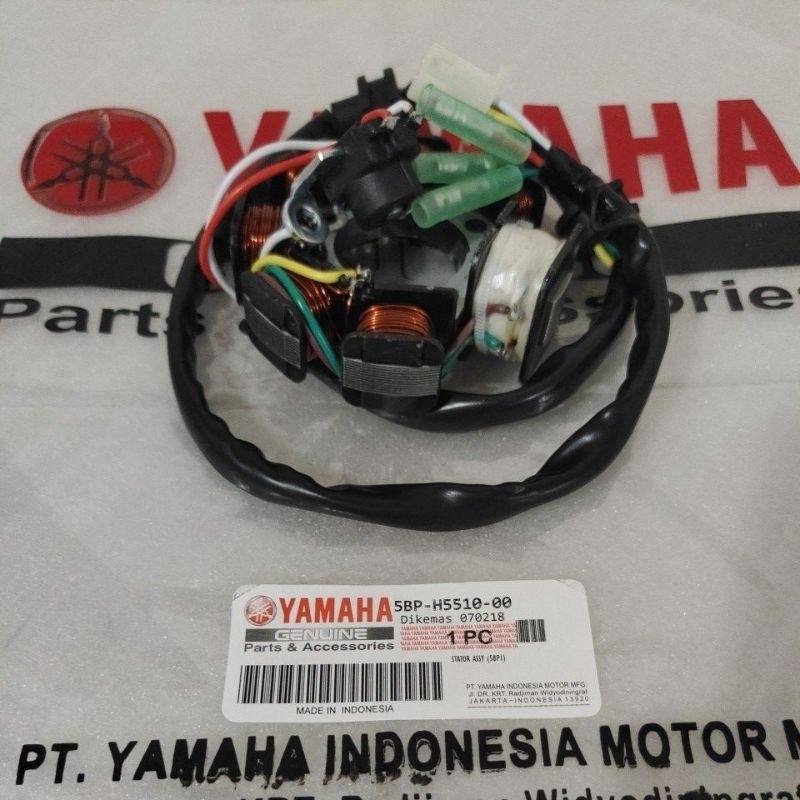 Stator spol Spull Spul Spool Stater Starer Assy Komplit Yamaha Scorpio old lama - scorpio z Original