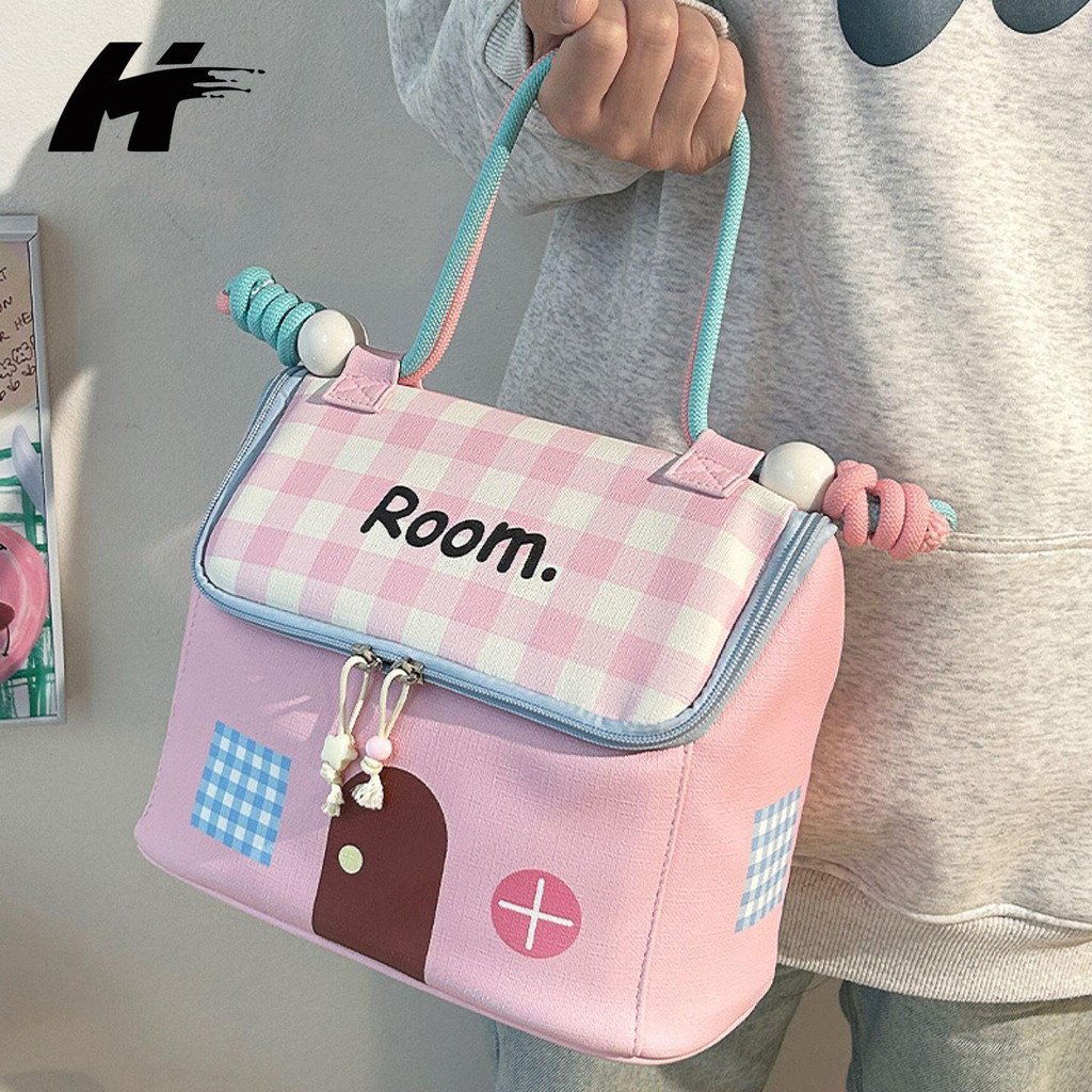 HT Tas Tas kosmetik Tas tangan lucu Cosmetic bag tahan air