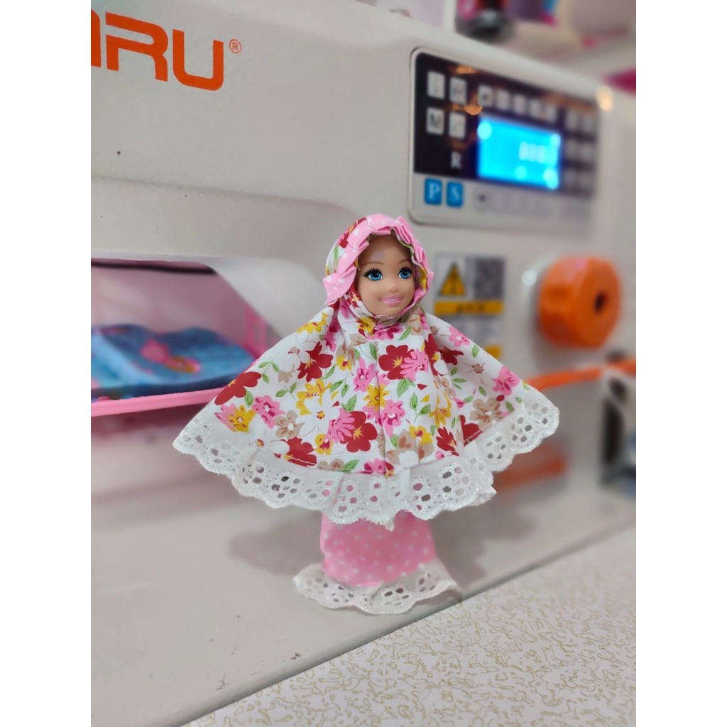 Kode Baju-54 - Shanum mukena untuk boneka barbie chelsea boneka kecil mainan anak perempuan boneka b