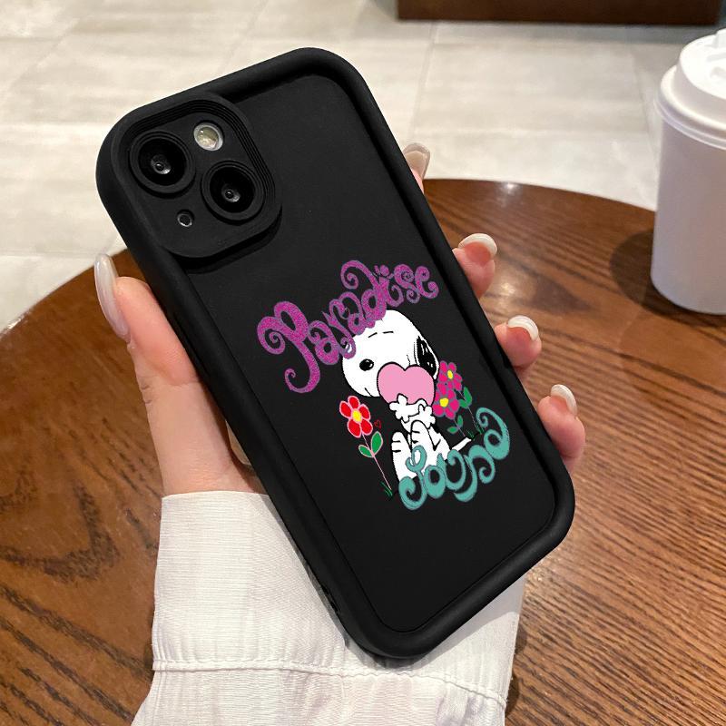 Casing Hp OPPO Reno5 4G 5G Reno3 Reno4 F Lite K Z Reno6 Slikon Soft Bumper Kartun Snoopy Case Murah