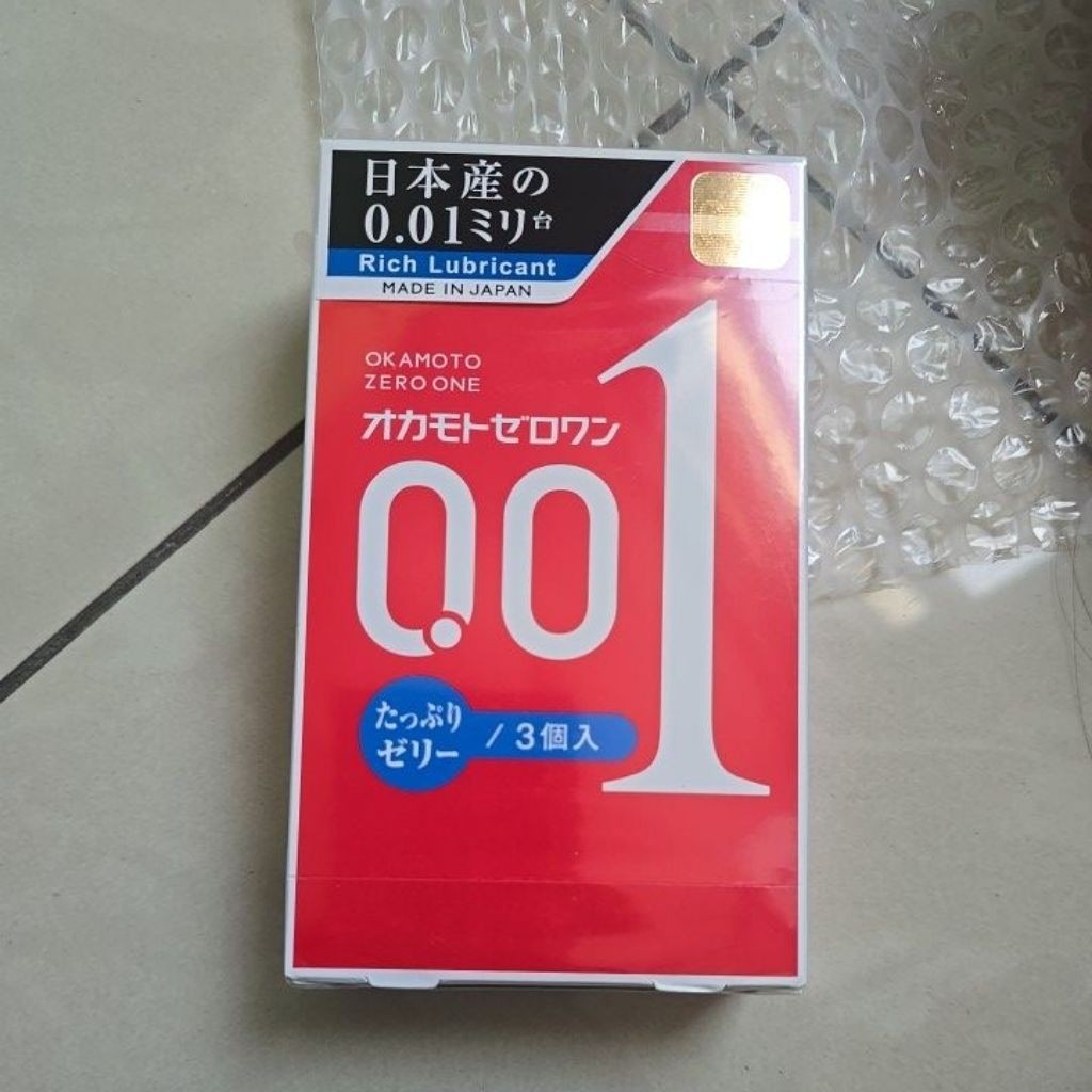 Okamoto 001 isi 3 pcs original rich lubricant ~cartelspace