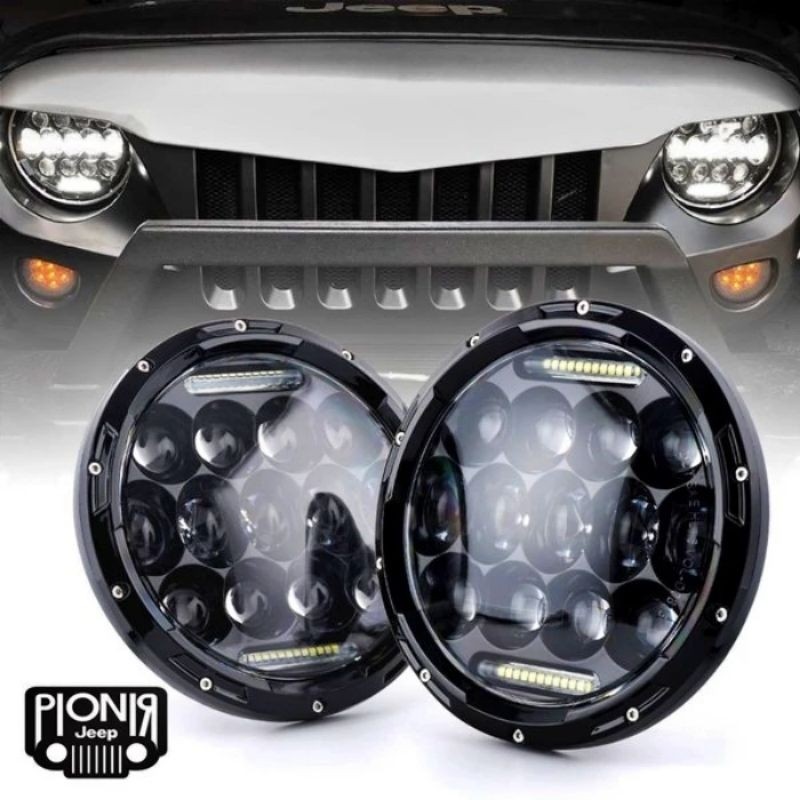 LAMPU LED  DEPAN SPIDER 7 INCH HIGH LOW BEAM GRADE B