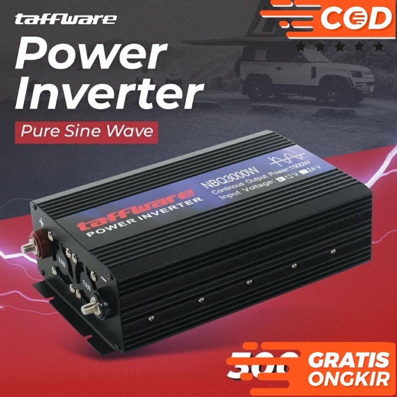 Power Inverter PSW 3000 W, Inverter SUNYIMA, Inverter Basuri Telolet, Sunyima Pure Sine Wave 3000 Wa