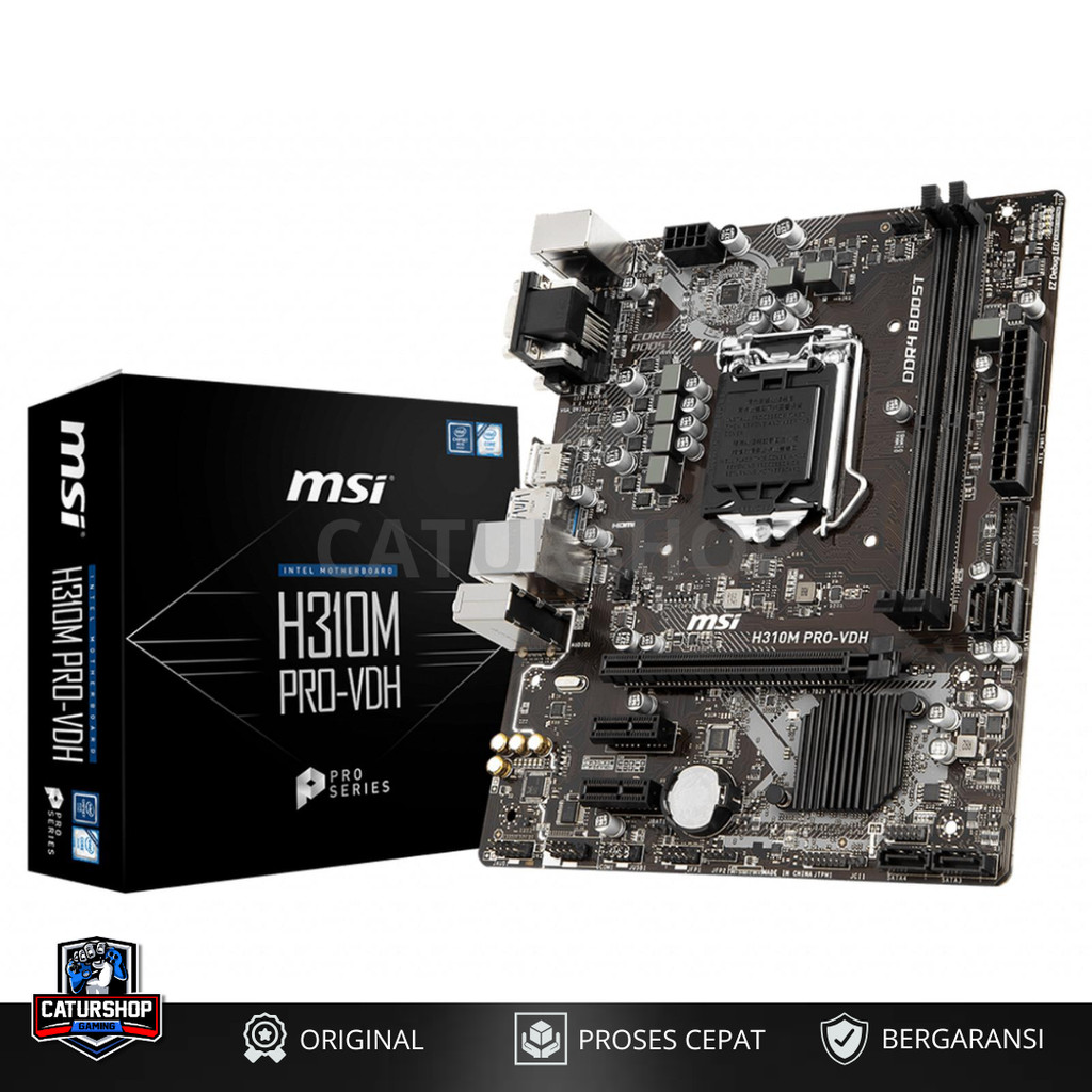Motherboard MSI H310M PRO-VDH / MOBO H310M / H310M PRO VDH