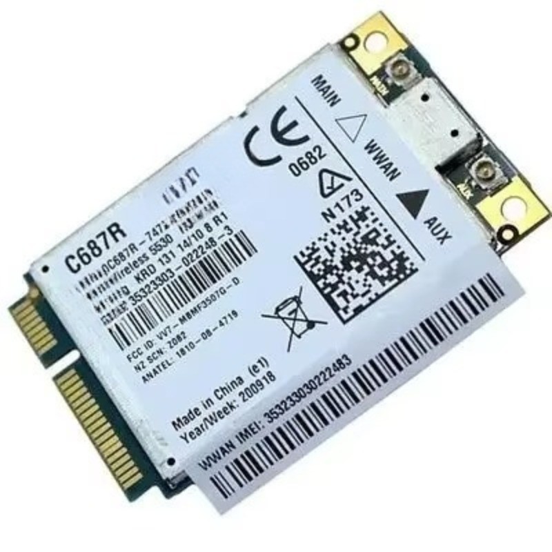 Wireless Adapter Card for Unlocked   F3507g Wireless 3G WWAN Module For Dell 5530 DW5530 Mini PCIE C