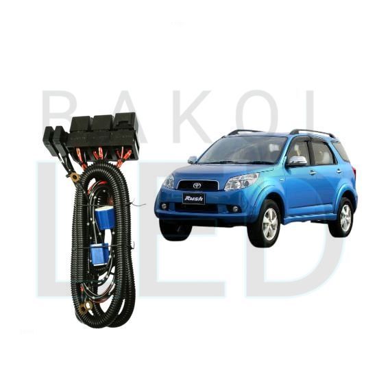 Relay Set Lampu Utama LED H4  Mobil Toyota Rush 2007 2012 BL