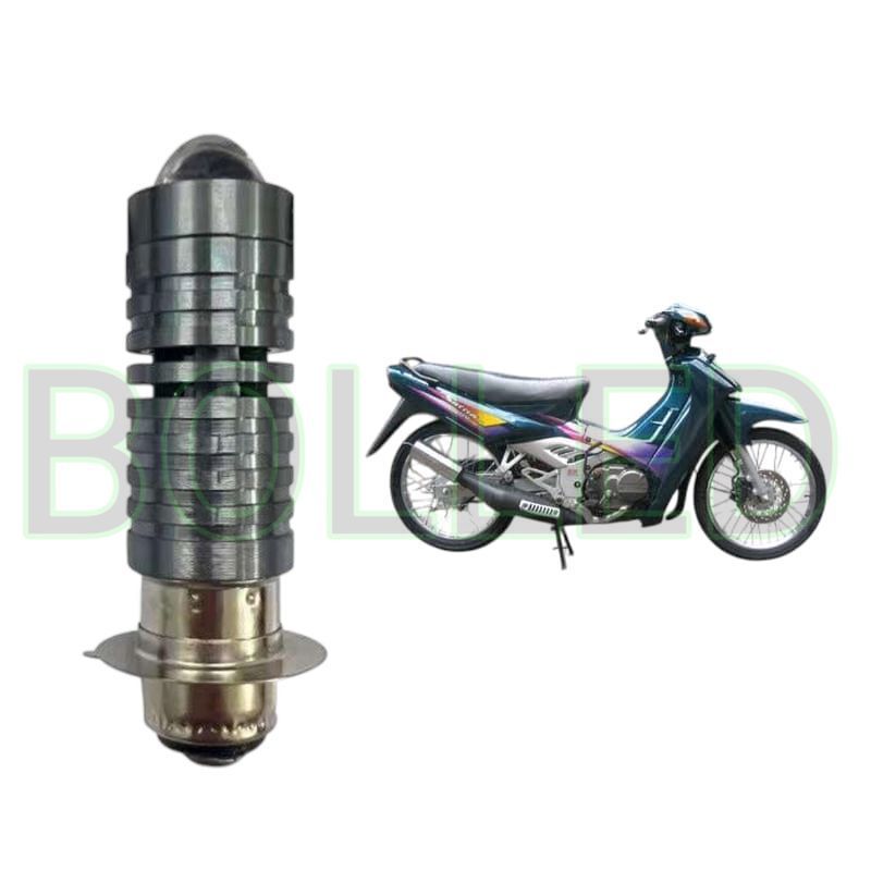 1pcs Lampu depan LED H6 Laser motor Suzuki Satria S BLD