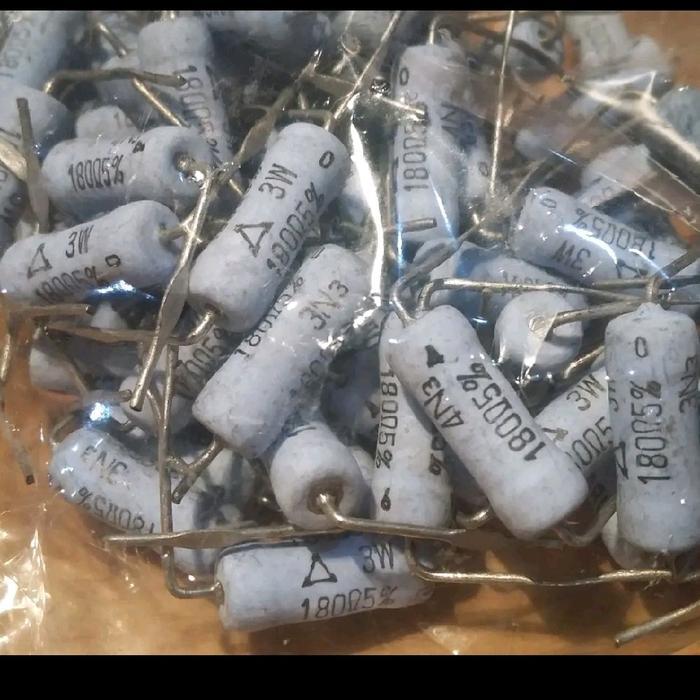 Resistor 180R 180 ohm 180ohm 3watt 3 watt Matsushita Japan BERKUWALITAS...