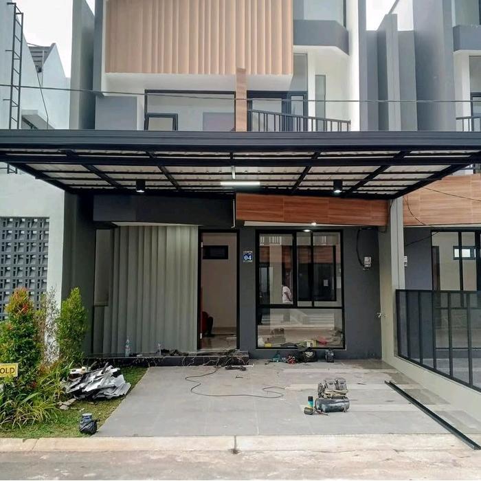 dijual_kanopi baja ringan atap alderon Doble layer