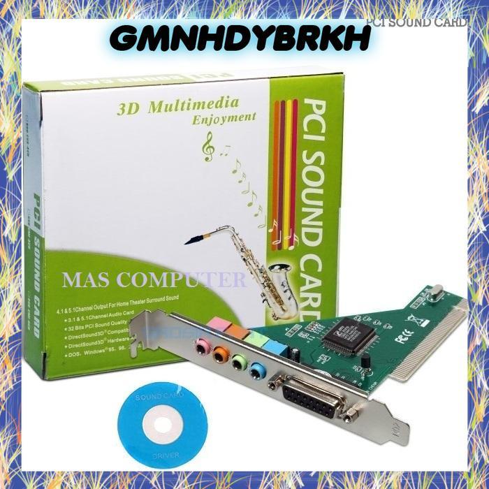 Pci soundcard 5.1 internal cpu