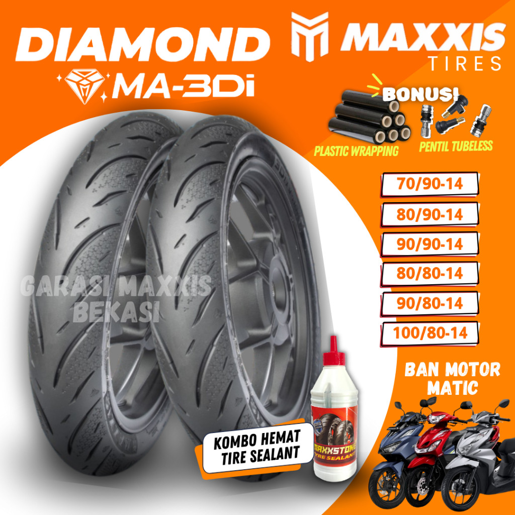 TARTAR - BAN DIAMOND TUBELESS RING 14 ( 70/90-14 / 80/90-14 / 90/90-14 / 80/80-14 / 90/90-14 / 100/8