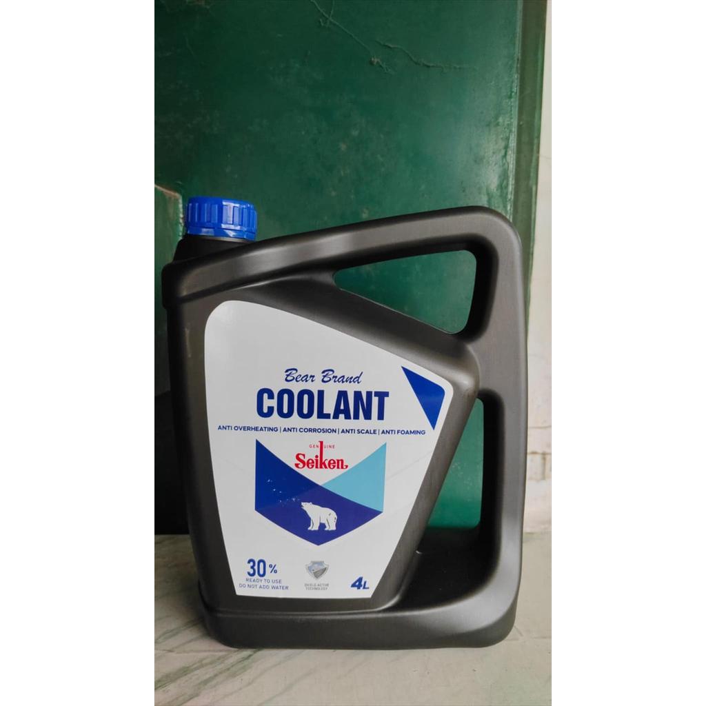 Air Radiator Coolant 30% Mobil Seiken Biru 4 Liter