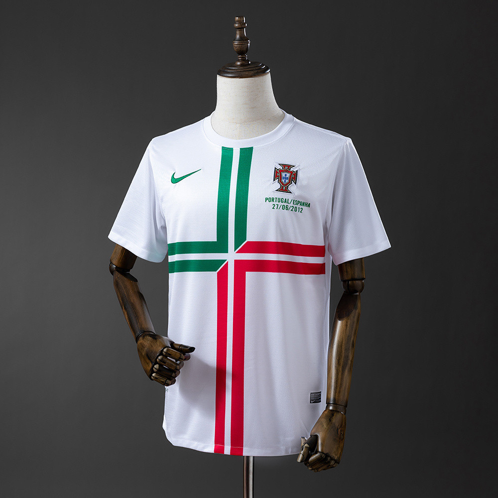 Jersey Retro Portugal 2012 away T shirt pria