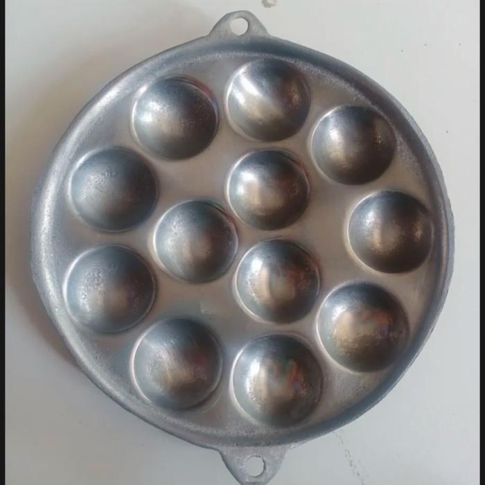 Cetakan martabak telur puyuh lubang 12 baklor kue lumpur