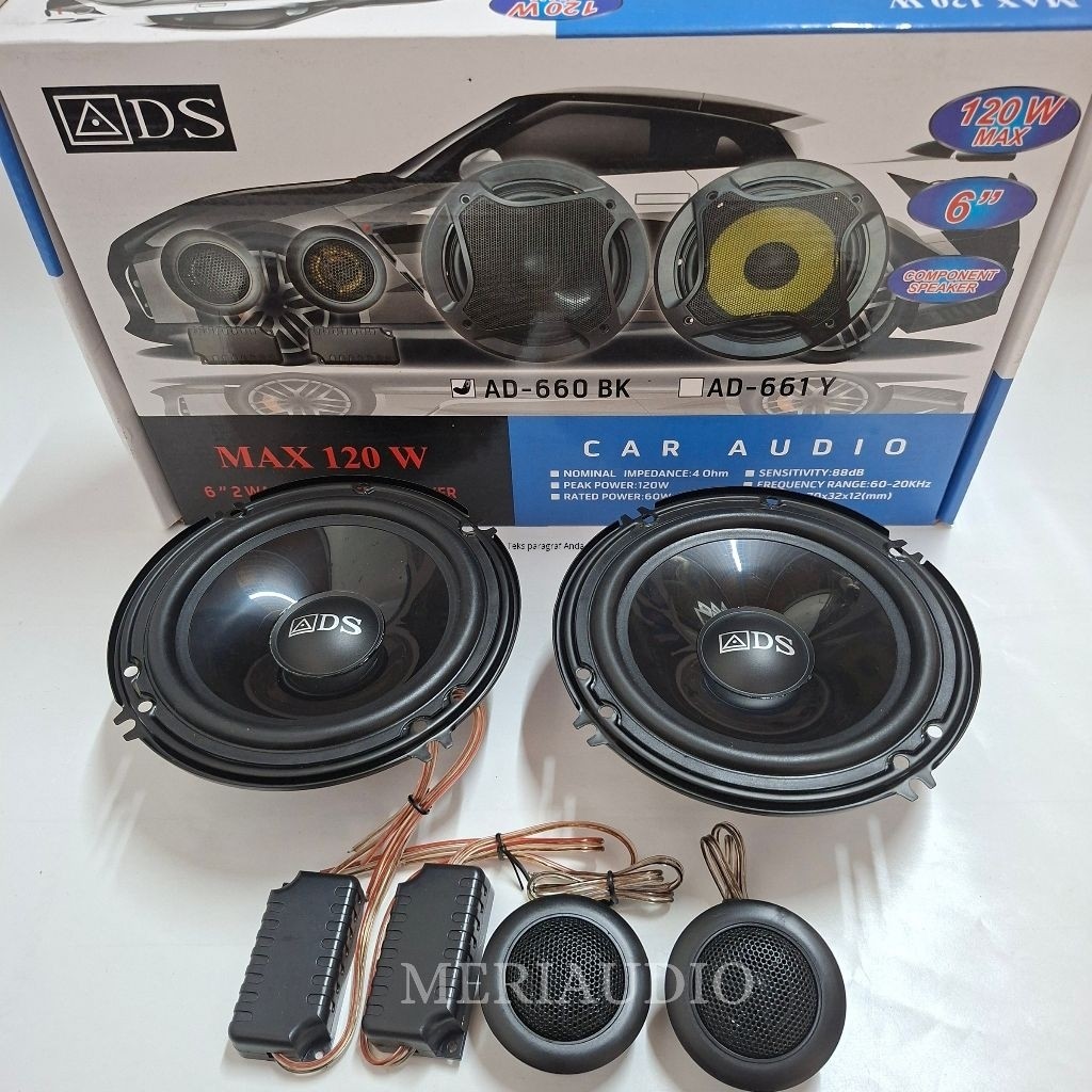 Speaker Split ADS 6" Speaker Component Set ADS