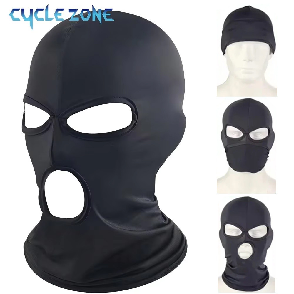 Balaclava 3 Hole Full Face Mask Ski Mask for Men Women Breathable Motorcycle Cycling Ring Sports Bal