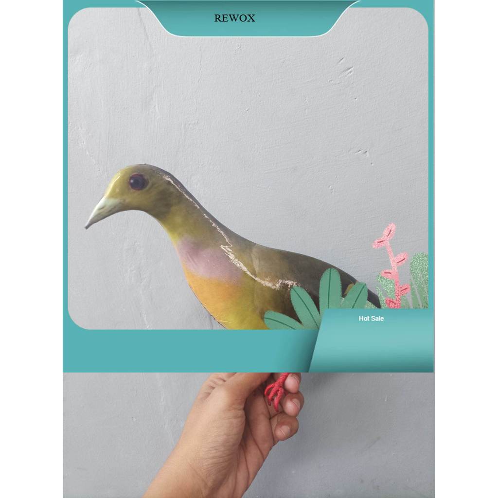 COD JONTROT BURUNG WALIK DAUN PIKAT MANUK PUNAI PATUNG BURUNG KATIK MIRIP ASLI