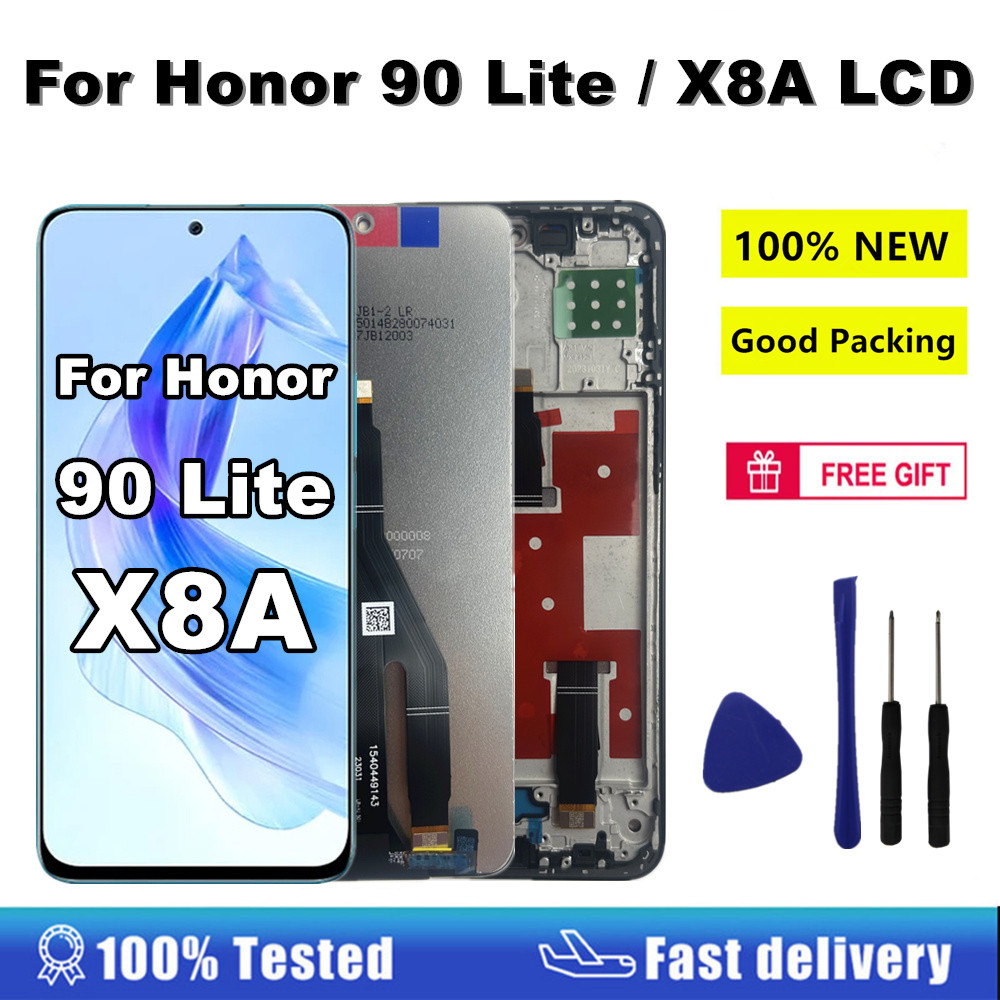 6.7'' Screen For Huawei Honor 90 Lite LCD CRT-NX1 splay Tou Screen gitizer Assembly For Honor X8A LC
