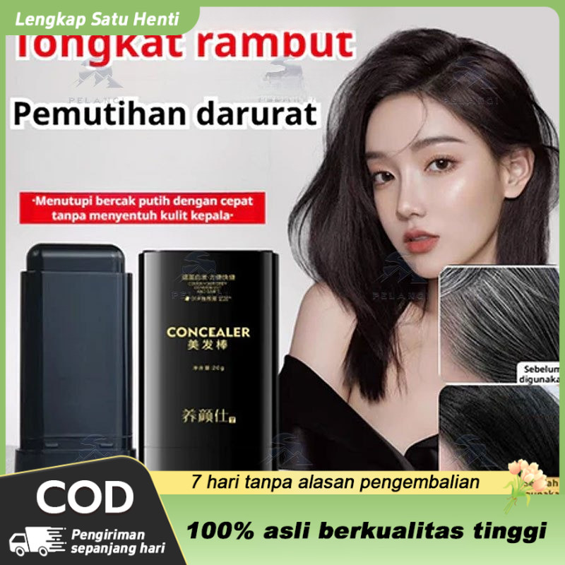[COD ORI] Penutup Uban Permanen/Alat Semir Rambut /Cat Rambut /Penghitam Rambut Uban Permanen/Semir 