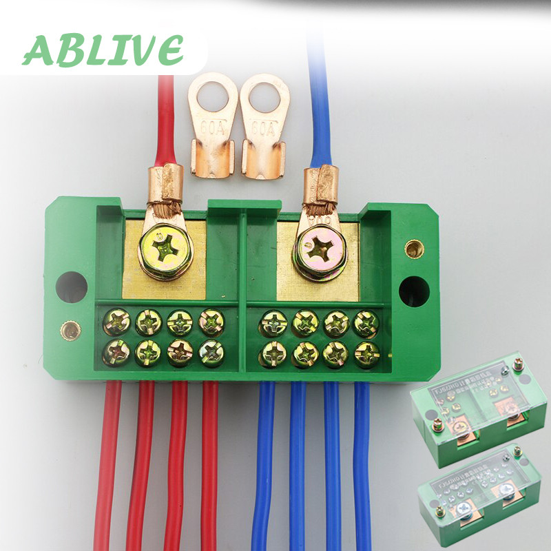 Box Terminal Kabel Listrik 2 In 4/8 Out Terminal Junction Box Kotak Tempat Terminal Kabel