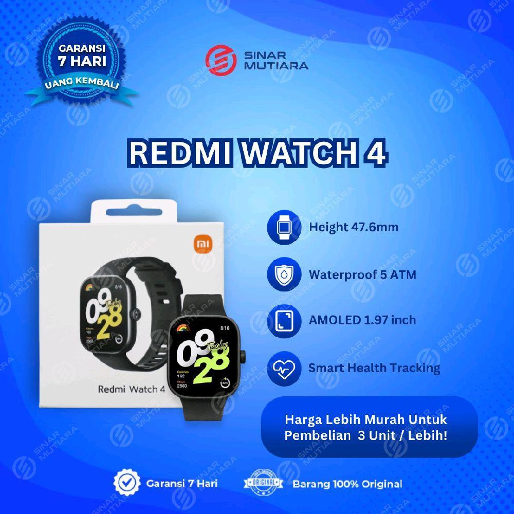 XIAOMI REDMI WATCH 4 SMARTWATCH SECOND ORIGINAL SINAR MUTIARA CELL