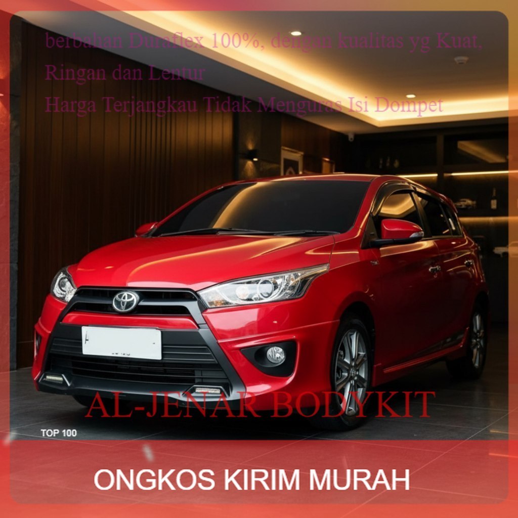 bodykit toyota yaris lele 2014-2017 TRD BEMPER / BUMPER YARIS