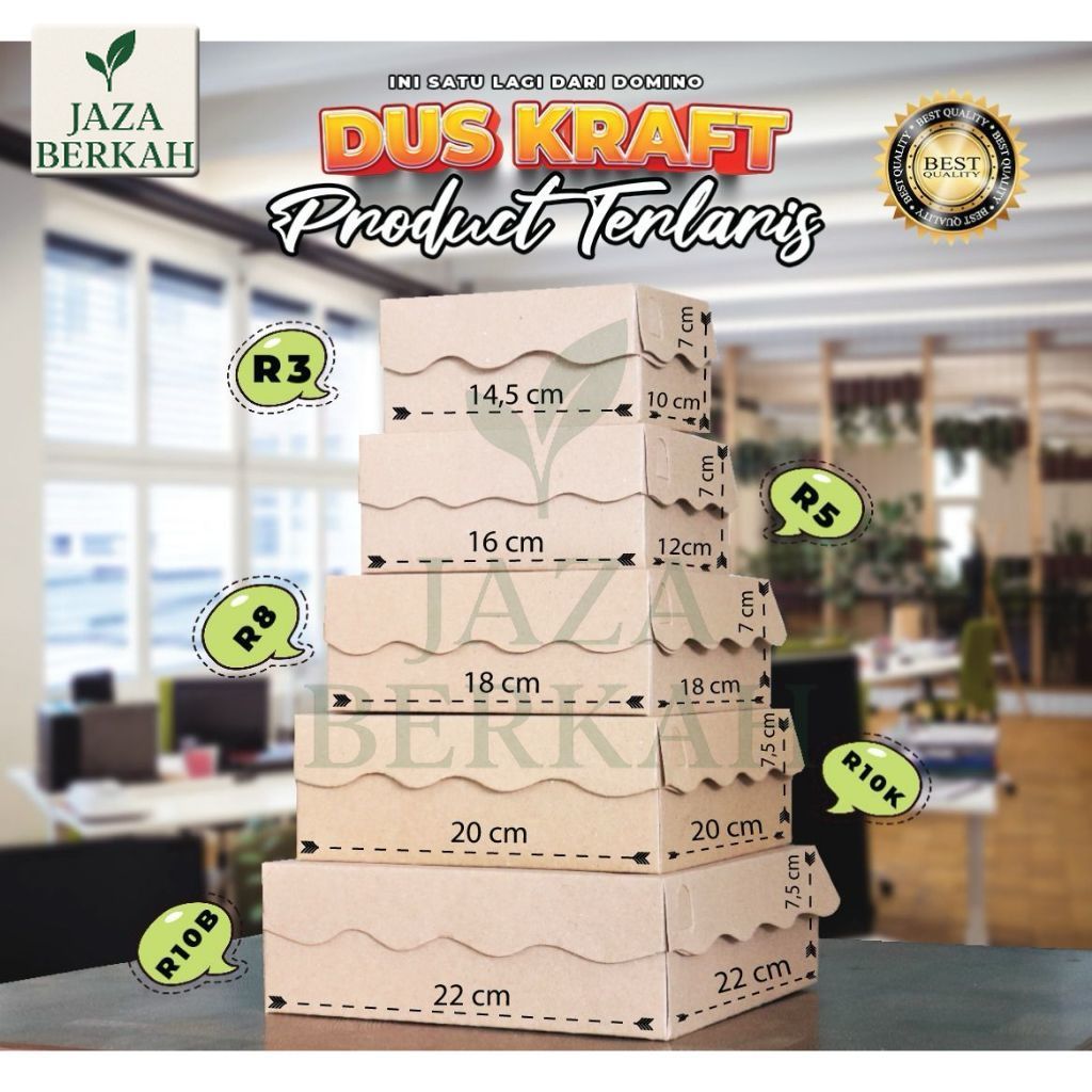 KARDUS SNACK BOX KUE KEMASAN BOX JAJAN RENDA POLOS