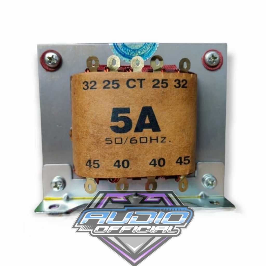 Trafo EXCELL Murni 5A Besar / Travo 5 Amper CT 45V Original Tembaga